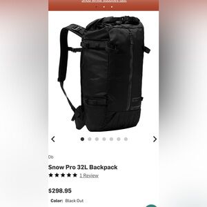 DB Pro Backpack for Splitboarding or Backcountry Touring